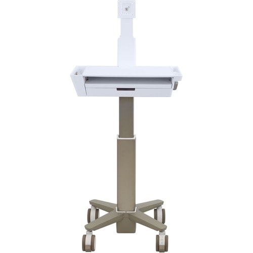 Ergotron CareFit Medizinische Warenkorb - 1 Schubfach - 9,07 kg Kapazität - 3 Rollen - 10,16 cm (4 Zoll) Rollengröße - Alu