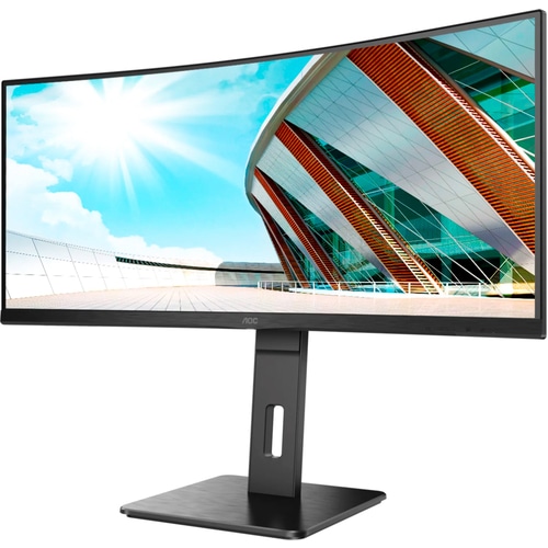 AOC CU34P2A 34 Zoll Class UW-QHD Gekrümmter Bildschirm Gaming-LCD-Monitor - 21:9 Format - Schwarz - 86,4 cm (34 Zoll) View