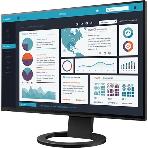 EIZO FlexScan EV2495-BK LED display 61,2 cm (24.1") 1920 x 1200 Pixel WUXGA Schwarz