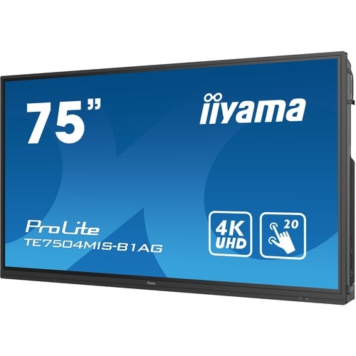 iiyama ProLite TE7504MIS-B1AG 190,5 cm (75 Zoll) LCD Digital-Signage-Display - 24 Stunden/7 Tage Betrieb - IPS-Technologie