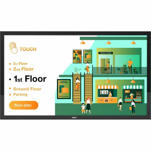 NEC Display MultiSync M431 109,2 cm (43 Zoll) 4K UHD LCD Collaboration Display - Projiziert kapazitiv - Touchscreen - 16:9