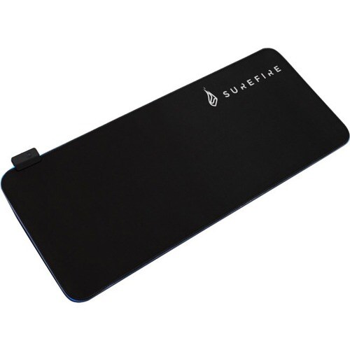 SUREFIRE Silent Flight RGB-680 Gaming-Mauspad - 3 mm x 680 mm x 280 mm Abmessung - Polyester, Naturkautschuk - Rutschfest,