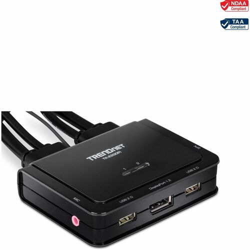 Trendnet TK-220DPI, 3840 x 2160 Pixel, 4K Ultra HD, Schwarz
