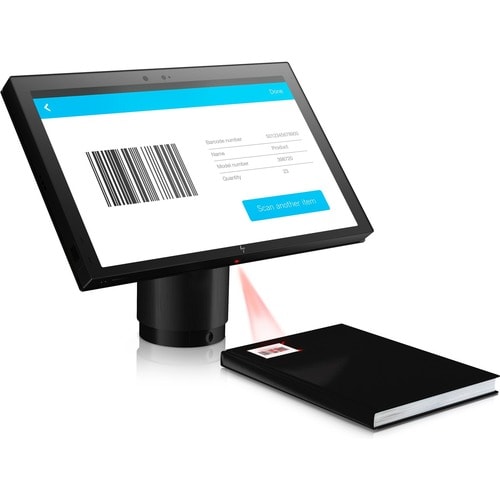 HP Barcode-Scanner - Schwarz - 243,84 mm Scan-Abstand - 1D, 2D - CMOS - USB - IP54