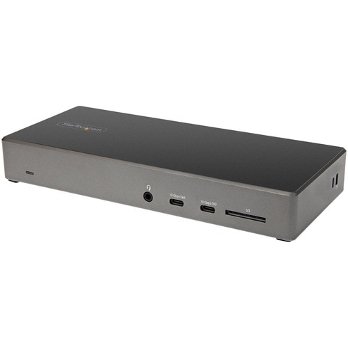 StarTech.com Docking Station USB-C Triple Écran 4K, Alim. 100W , 2x DisplayPort 1.4 & HDMI 2.0, Hub 6 Ports USB (2x 10Gbps