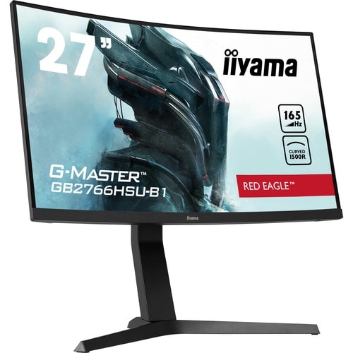 iiyama G-MASTER Red Eagle GB2766HSU-B1 27 Zoll Class Full HD Gekrümmter Bildschirm Gaming-LCD-Monitor - 16:9 Format - Matt