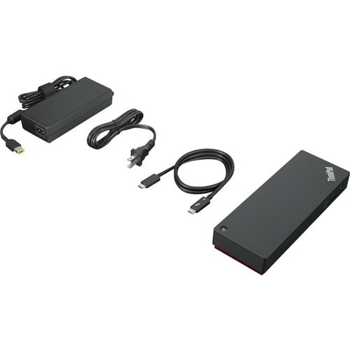 Lenovo USB-Typ C Docking Station für Notebook/Monitor - 100 W - 4K - 3840 x 2160 - 4 x USB Typ-A-Anschlüsse - USB Typ-A - 