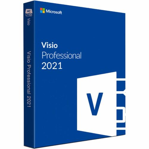 VISIO PROFESSIONAL 2021 WIN ENG P8 1LICS MEDIALESS