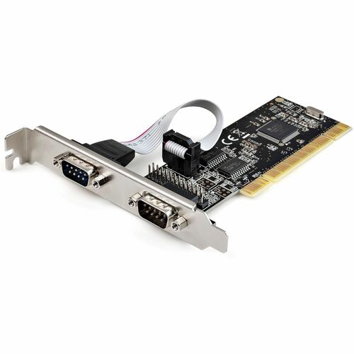 RS232 PCI Karte - PCI auf 2 Serielle Port-Karte - PCI 2-Port DB9 Serielle Controller-Karte RS232 - PCI - 1 x Anzahl parall