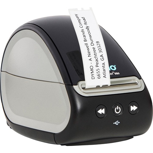 DYMO LabelWriter 550, Thermodirekt, 300 x 300 DPI, Kabelgebunden, Schwarz, Grau