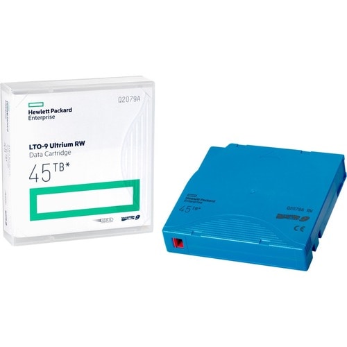 HPE Q2079A. Produkttyp: Leeres Datenband, Medientyp: LTO, Kapazität ohne Komprimierung: 45 TB. Band-Größe: 1,26 cm, Bandlä