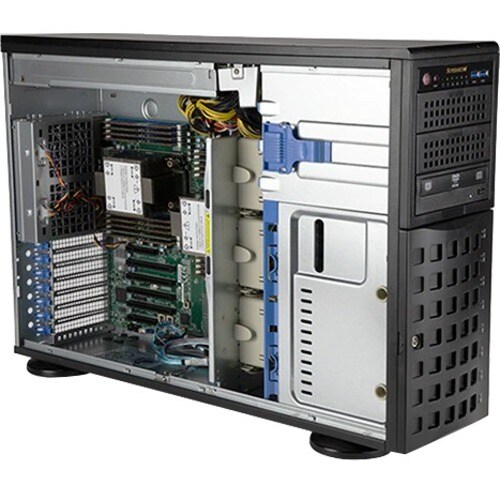 Supermicro SuperServer 740P-TR Server-Barebone-System - 4U Tower - Sockel LGA-4189 - 2 x Prozessor-Support - Intel C621A C