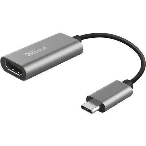 Trust Dalyx USB-Typ C Docking Station für Notebook/Tablet/Monitor - 4K - 3840 x 2160 - 1 x USB-Anschlüsse - USB Typ C - 1 