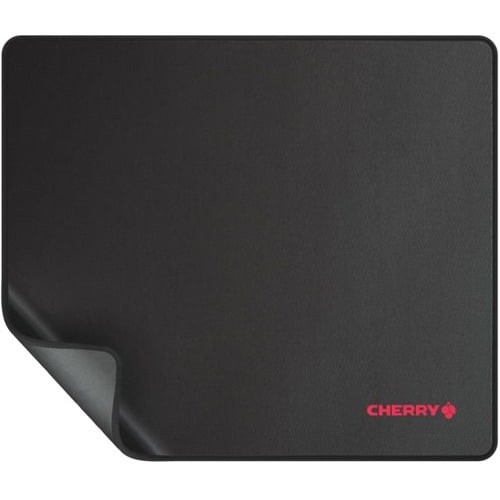 CHERRY Extra Large Mauspad - 5 mm x 350 mm x 300 mm Abmessung - Schwarz - Gummi - Rutschfest, Wasserdicht, Verschleißfest,