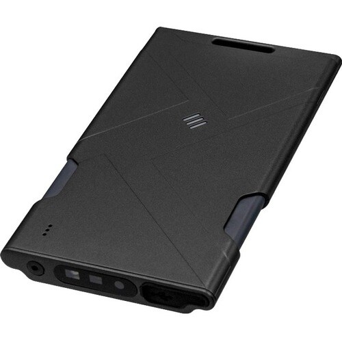 Wireless data colector. Flat design with 2D reader and BT 5.0. Includes neck lanyard, retractable belt clip and USB-C cable
