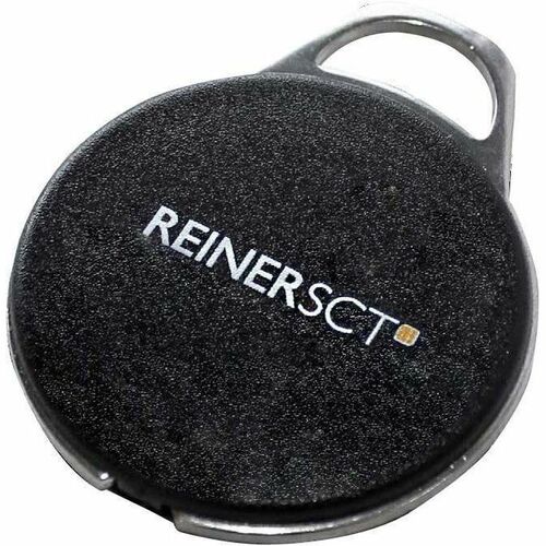 Reinersct timeCard Premium RFID-Tag - 35 mm Durchmesser - Mattschwarz - 100 Pack