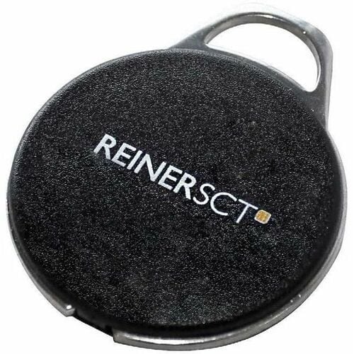 Reinersct timeCard Premium RFID-Tag - 35 mm Durchmesser - Mattschwarz - 25 Pack